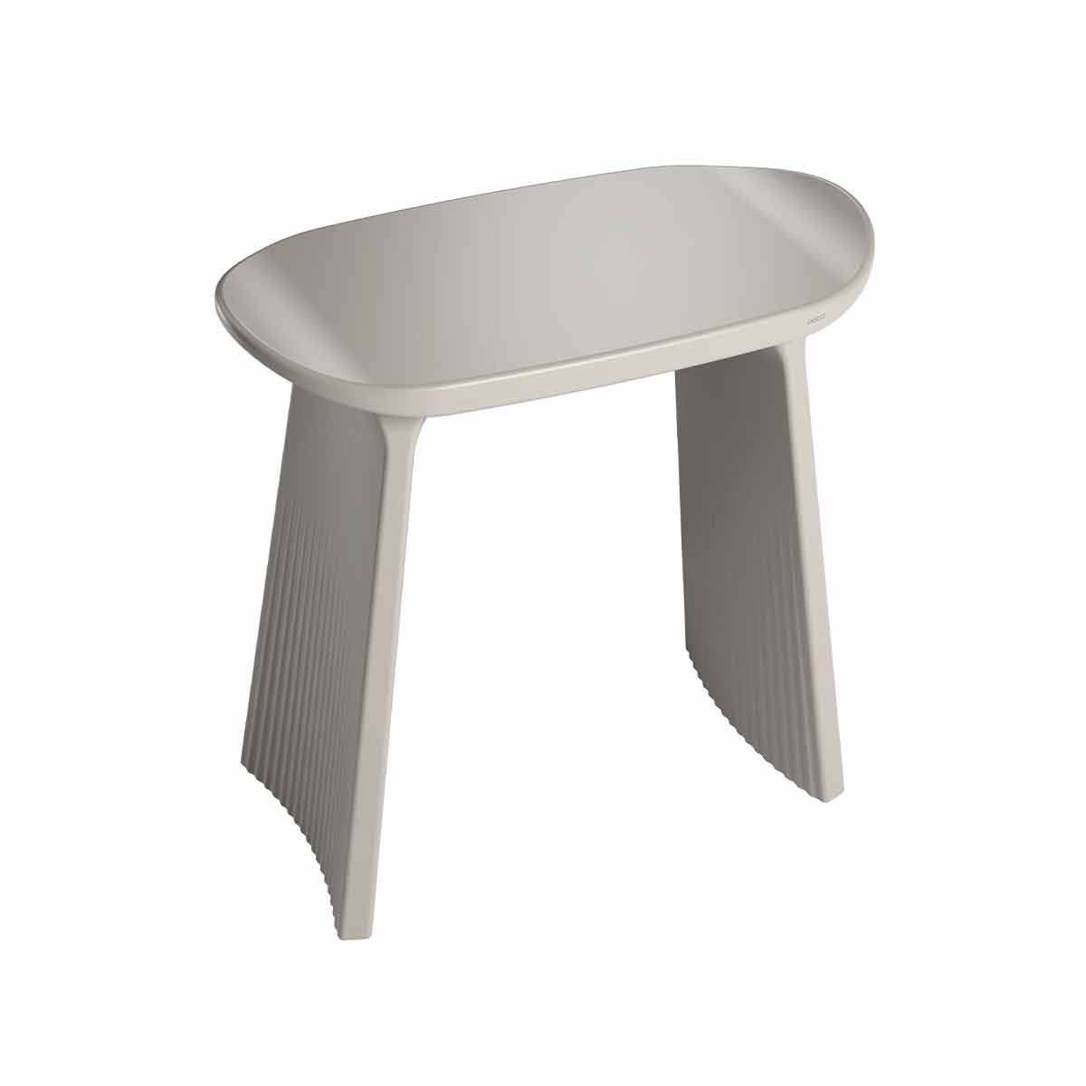 Banqueta Grande Senses Amêndoa
