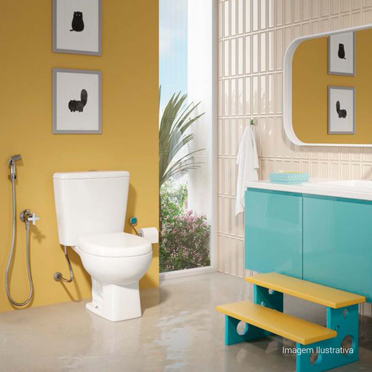 Assento em Termofixo Slow Close e Easy Clean para Bacias Studio Kids — foto 2