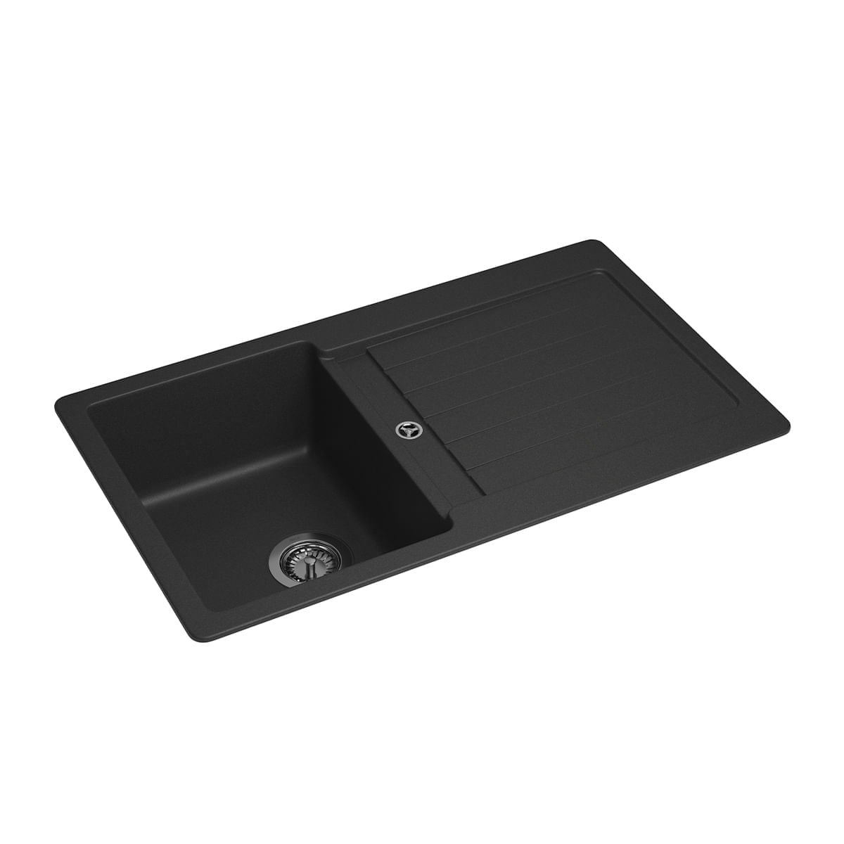 Cuba de Sobrepor para Cozinha Unic Quartzo Black