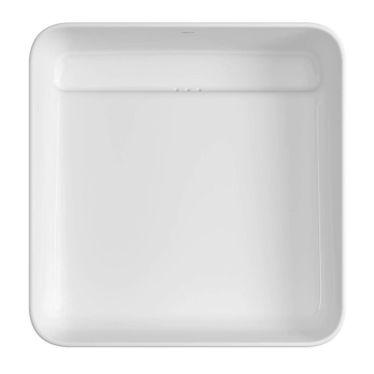 Cuba de Apoio com Válvula Oculta Quadrada 40x39cm Slim — foto 2