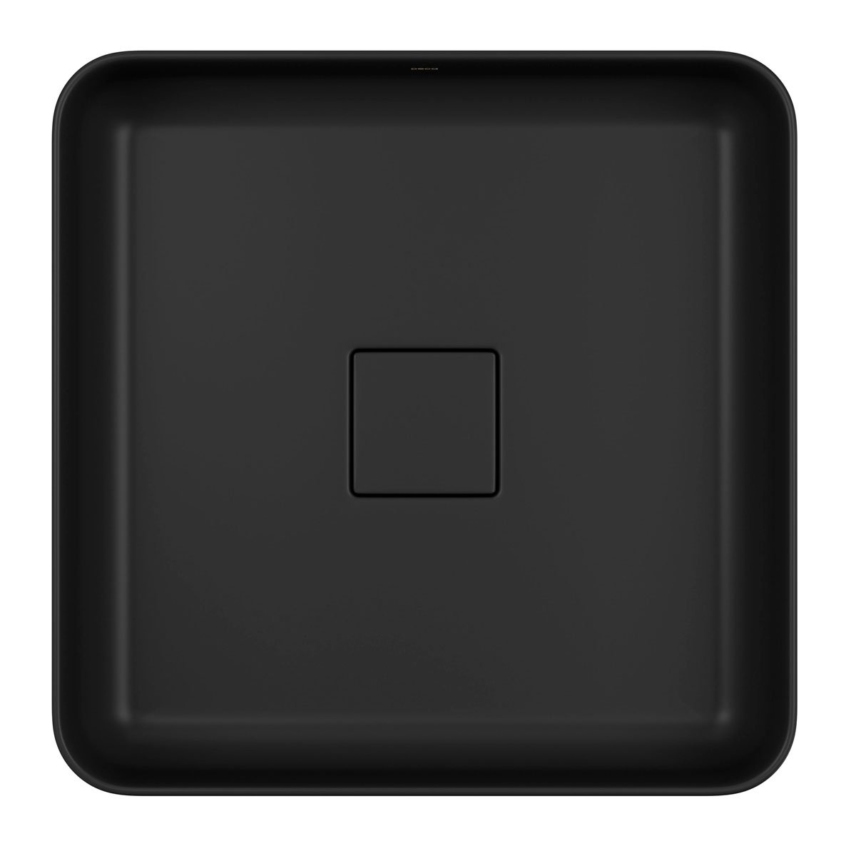 Cuba de Apoio Quadrada 40x40cm Ébano Fosco Slim — foto 2