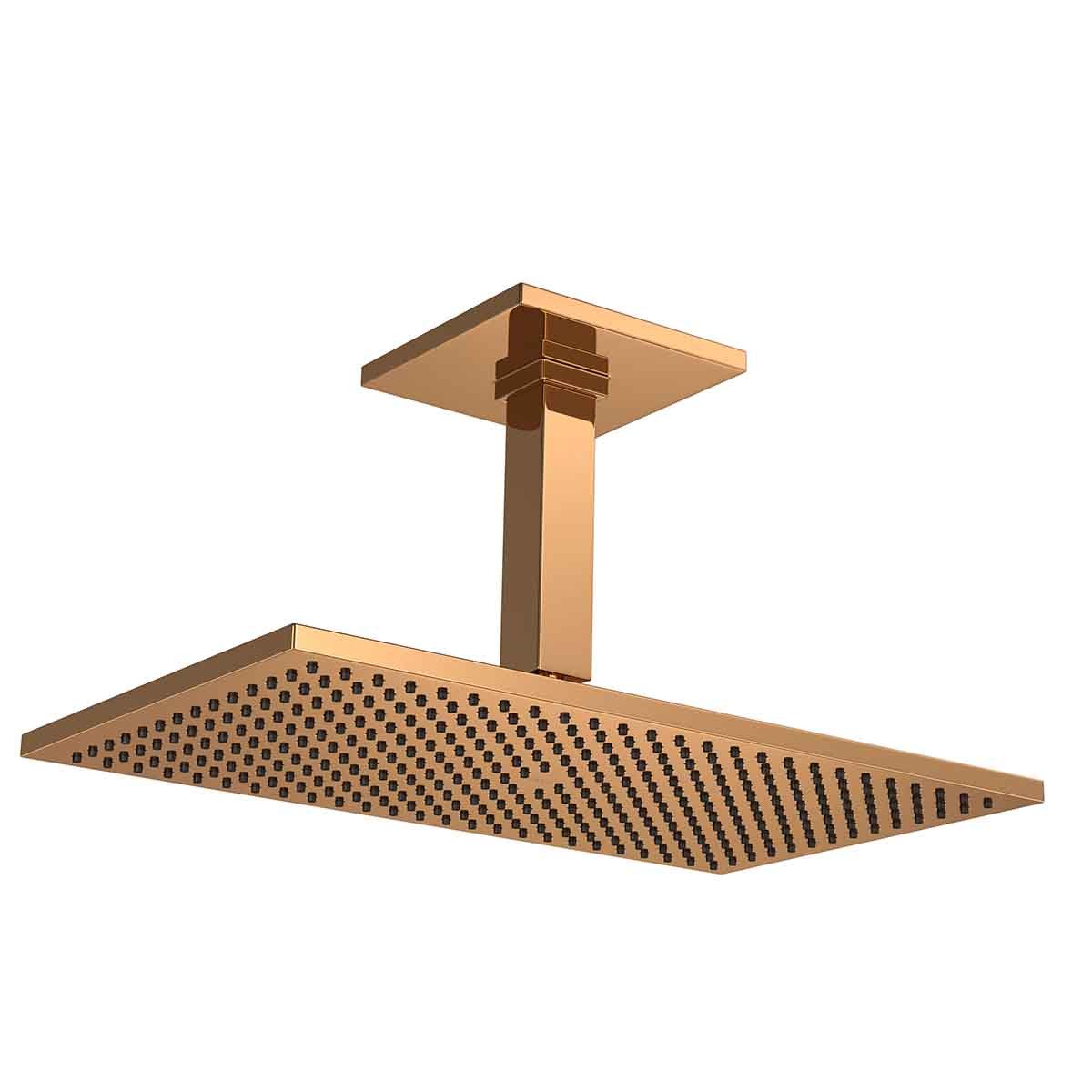 Chuveiro com Tubo para Teto Unic 40 Cm