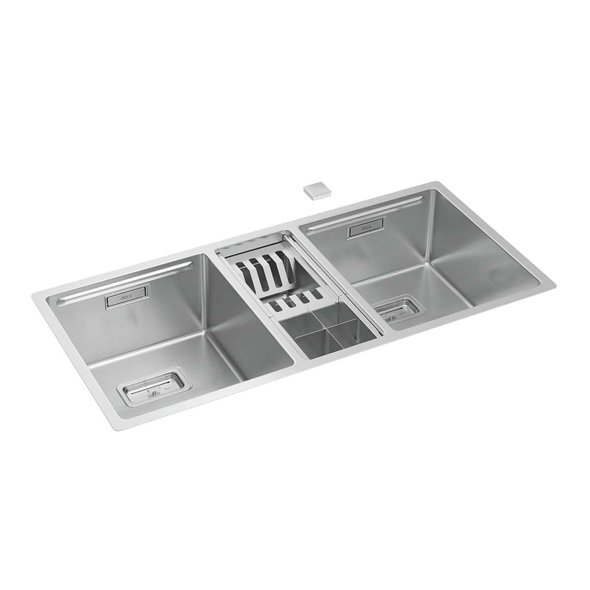 Cuba Tripla para Cozinha em 930x440x201 Wish