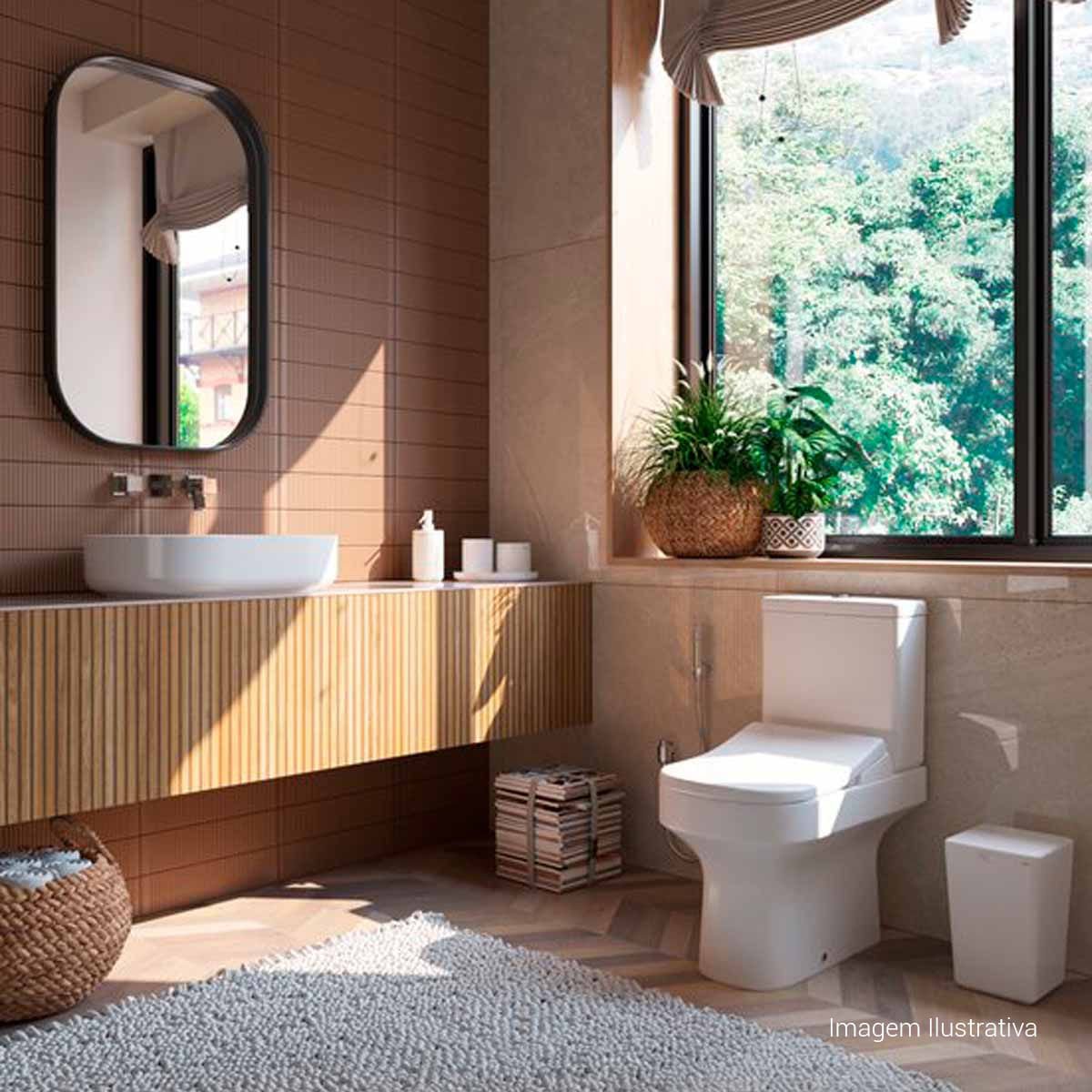 Assento com Ducha Luz Noturna Quadra Axis Unic e — foto 4