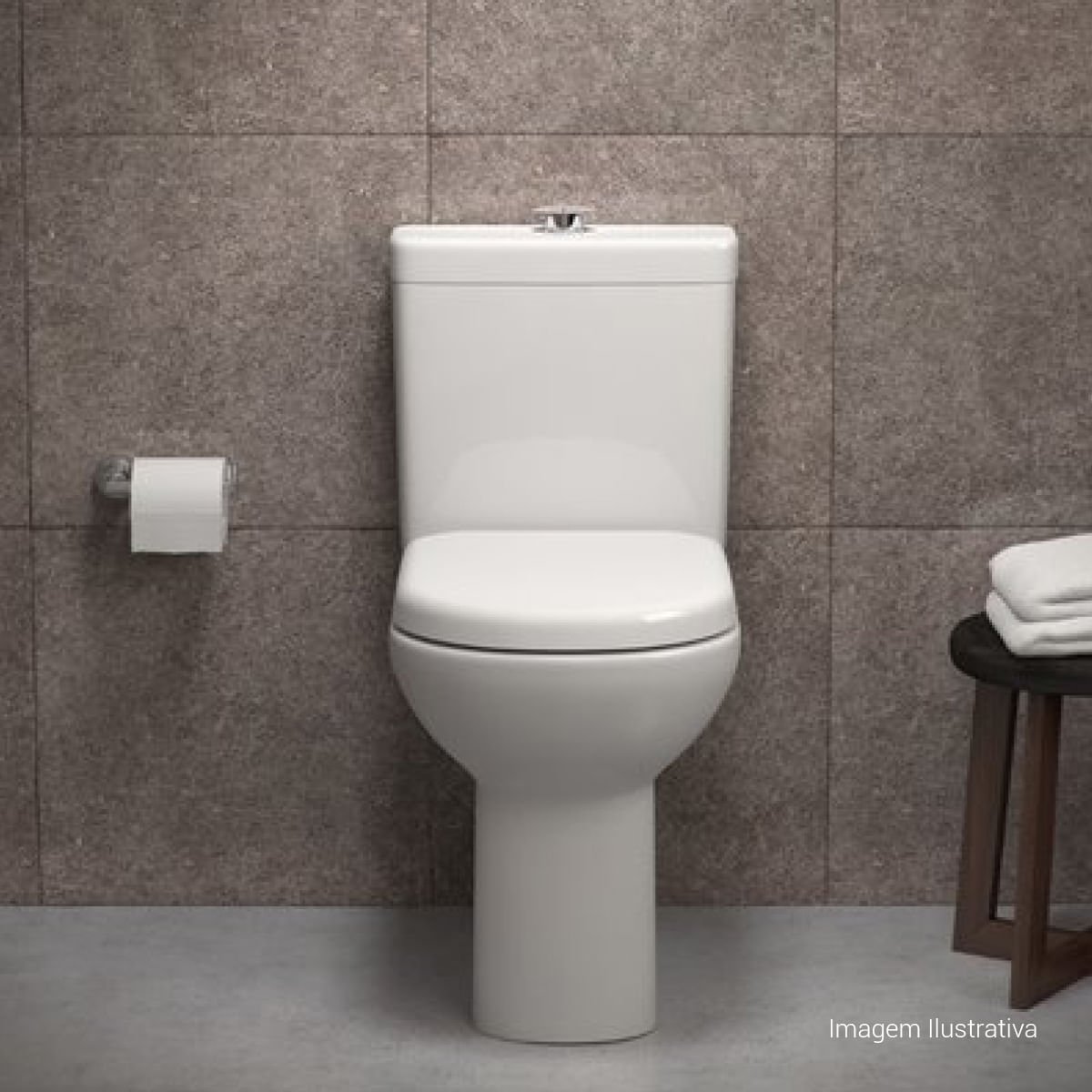 Caixa Acoplada com Acionamento Duo para Bacias Vogue Plus Conforto — foto 2
