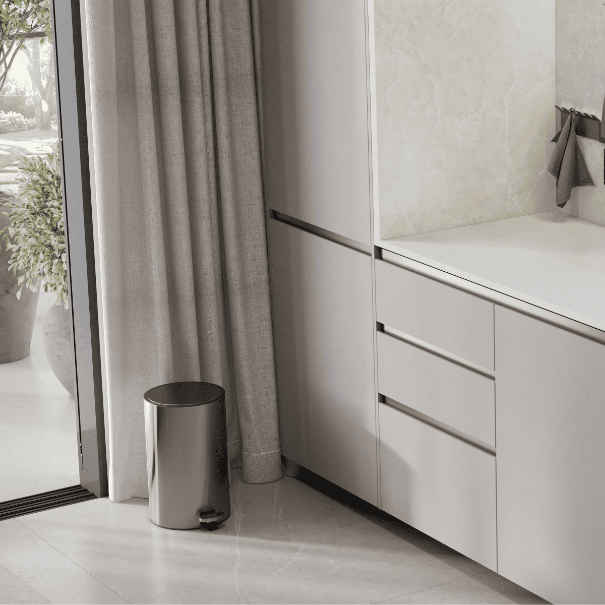 Lixeira Redonda com Pedal 12l — foto 2