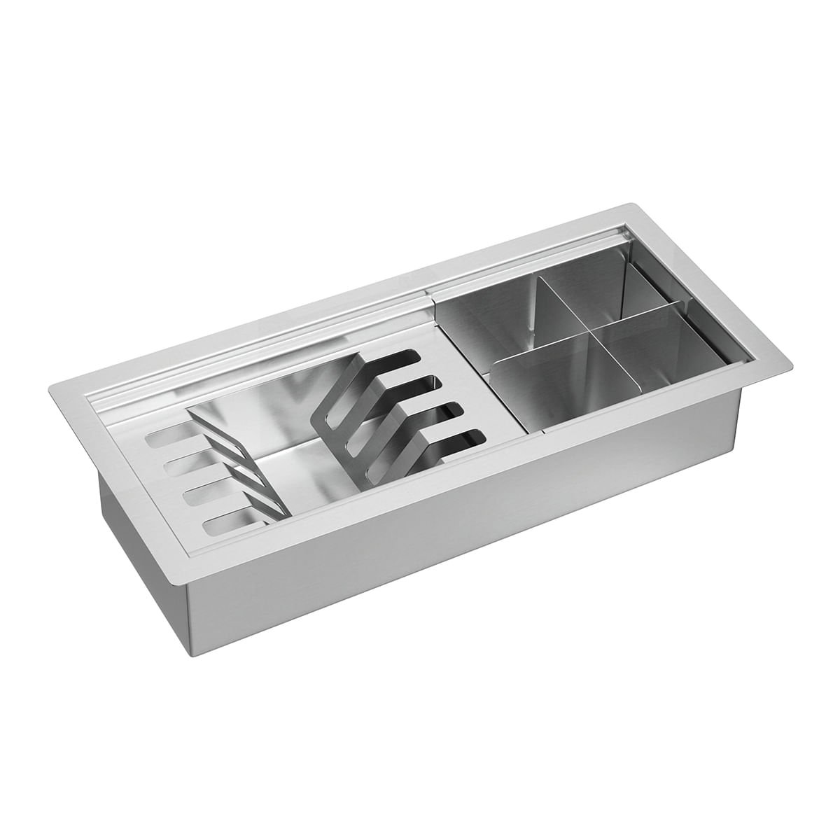 Calha Organizadora para Cozinha em com Sistema de Escoamento