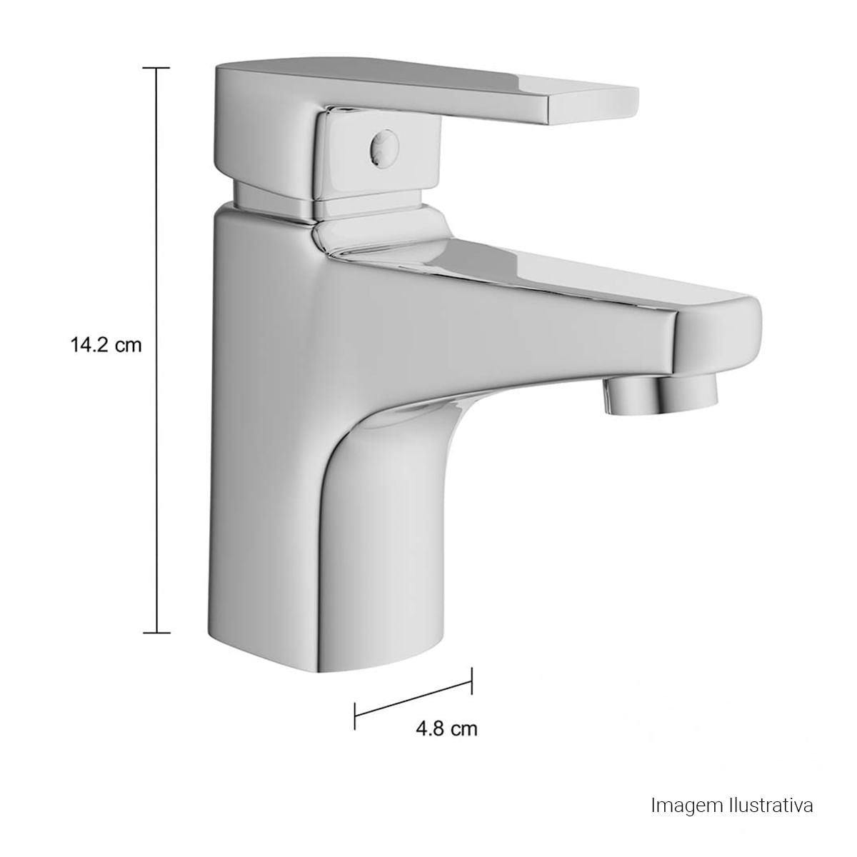 Misturador Monocomando de Mesa Bica Baixa para Lavatório Level — foto 14