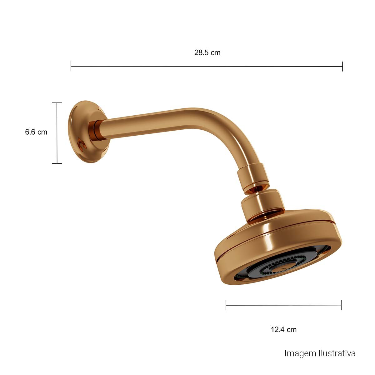 Chuveiro com Tubo de Parede Acqua Plus Standart — foto 22