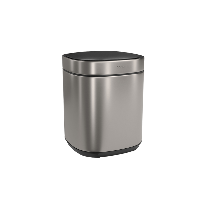 Lixeira Quadrada 8L Inox Suprema Deca - 1007.QUA.8.INX