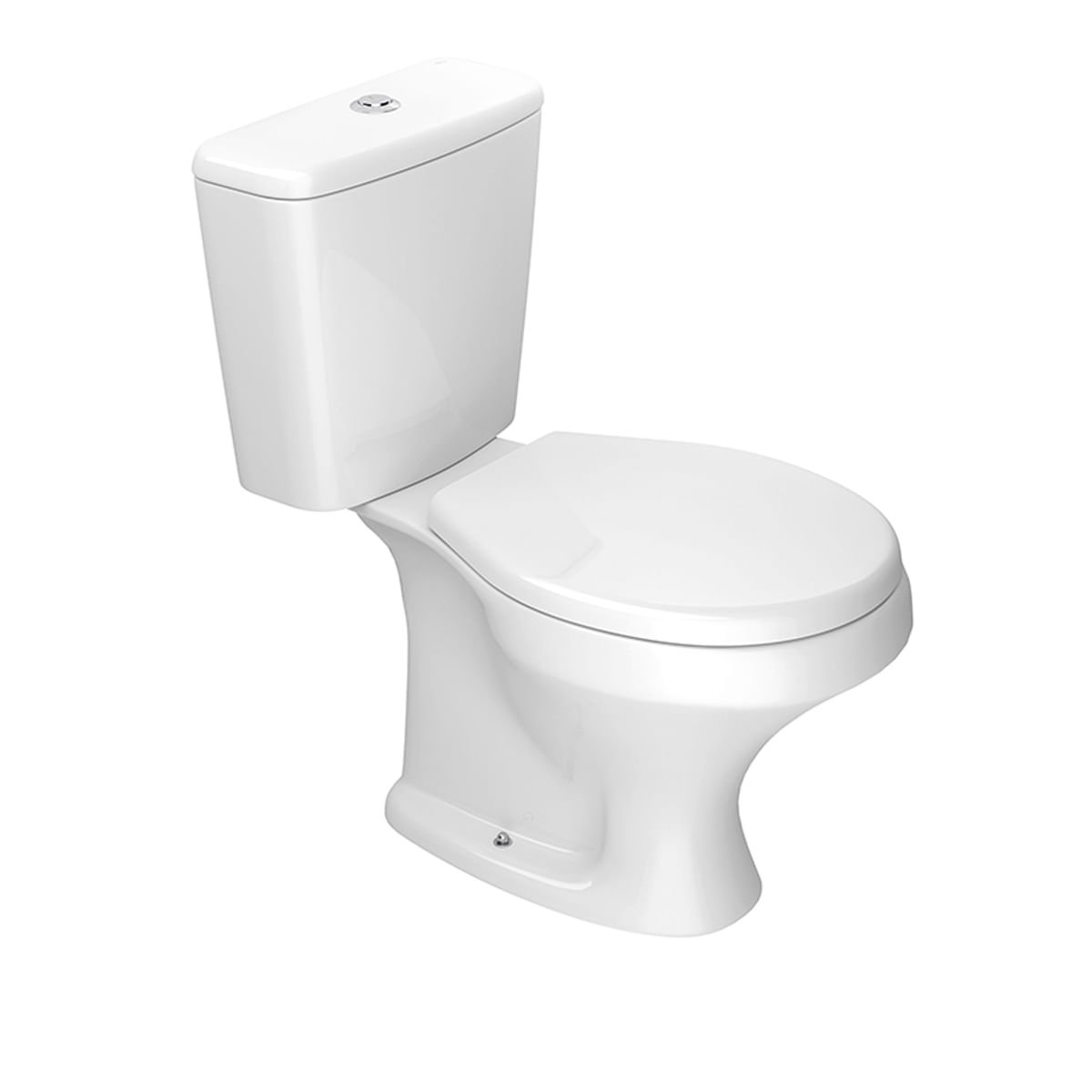 Kit Completo Deca Bacia com Caixa Acoplada Ravena Branco