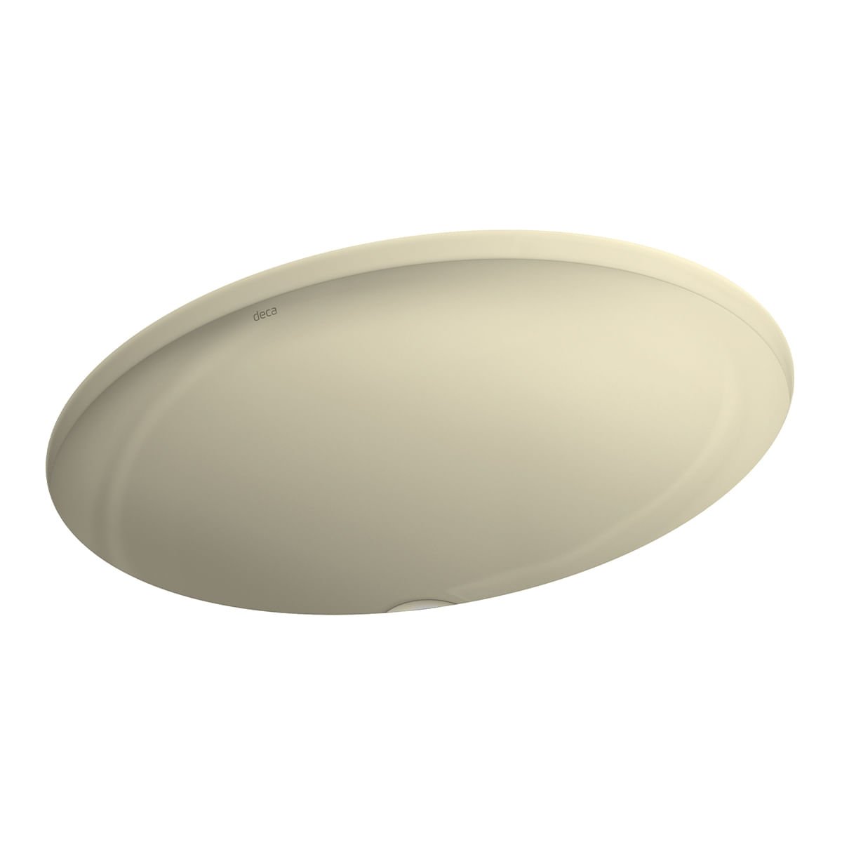 Cuba de Embutir Oval Deca 37,5x48,5cm Creme Linha L