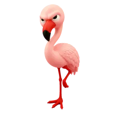 Rosa Flamingo Colecionável — foto 1