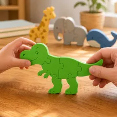 Rex Dinossauro Tiranossauro Quebra Cabeça de Montar — foto 2