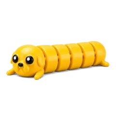 Biscoito Cachorro Amarelo Articulado Colecionável — foto 1