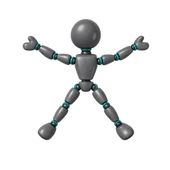Cromo Robô Articulado Colecionável — foto 1