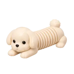 Floquinho Cachorro Maltês Articulado Colecionável — foto 1