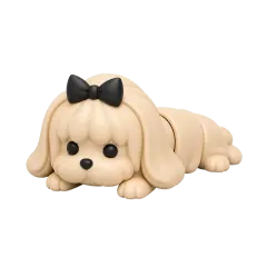Neve Cachorro Maltês Articulado Colecionável — foto 1