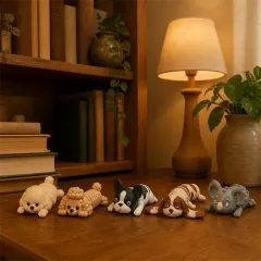 Nuvem Cachorro Maltês Articulado Colecionável — foto 2