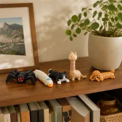 Pituco Gato Longo Articulado Colecionável — foto 2