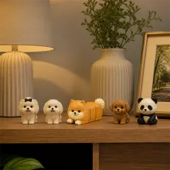 Pompom Mini Cachorro Lulu da Pomerânia Articulado — foto 2