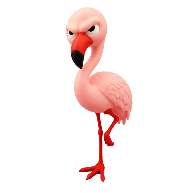 Rosa Flamingo Colecionável