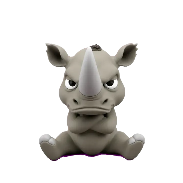 Rino Rinoceronte Colecionável