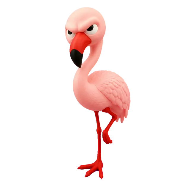 Rosa Flamingo Colecionável