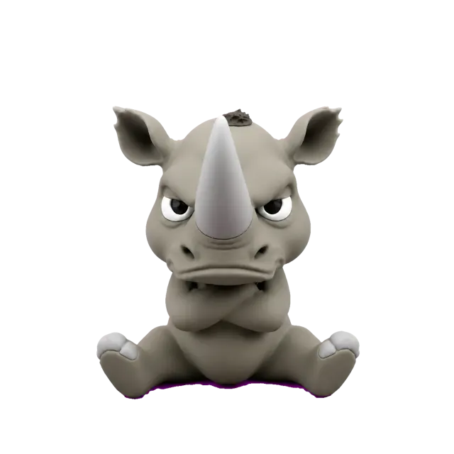 Rino Rinoceronte Colecionável
