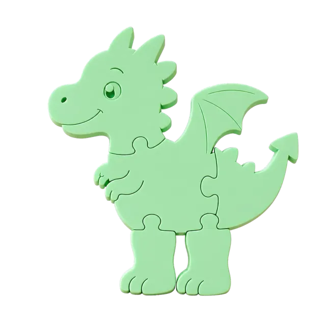 Draco Dragão Quebra Cabeça de Montar