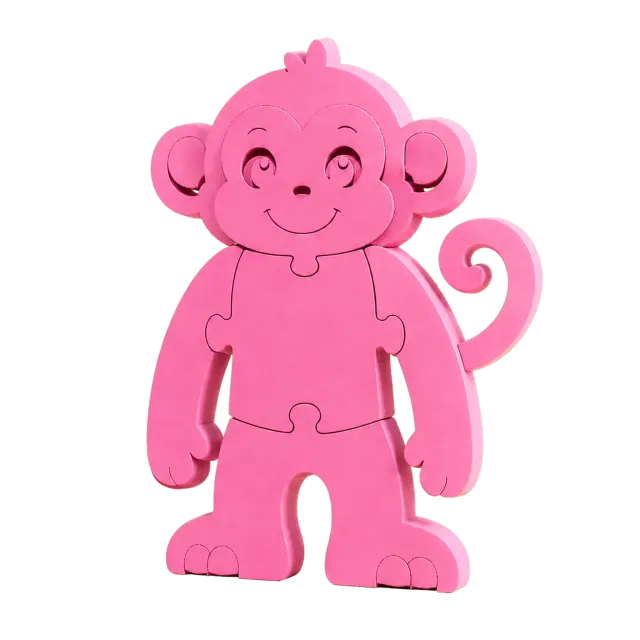 Kiko Macaco Quebra Cabeça de Montar