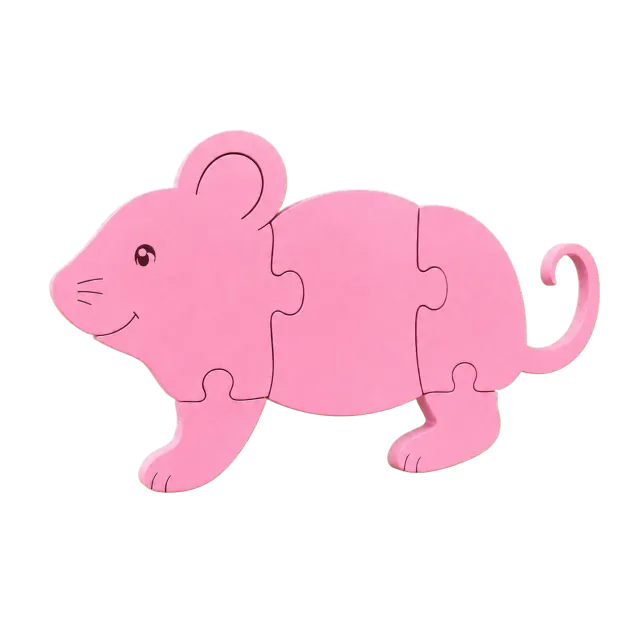 Tito Ratinho Quebra Cabeça de Montar