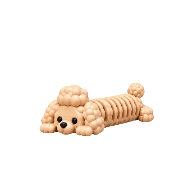 Flor Cachorro Poodle Articulado Colecionável