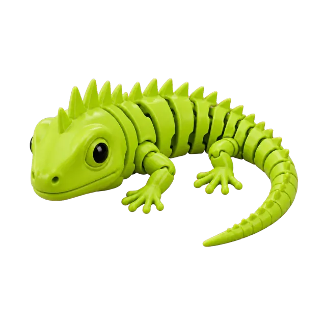 Tico Iguana Articulado Colecionável