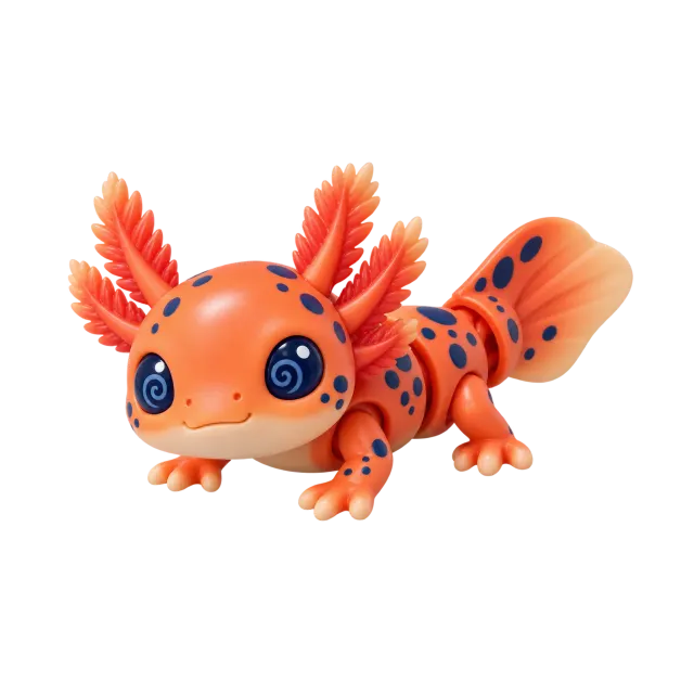 Zuri Axolote Articulado Colecionável